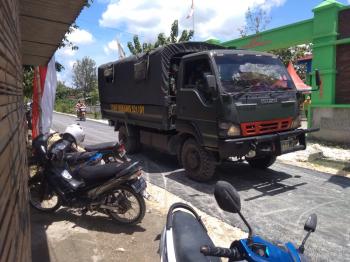 Tuntaskan Pekerjaan Fisik Ngrancang, Satgas TMMD Bojonegoro Pindah Kerjakan Sasaran Di Kalongan